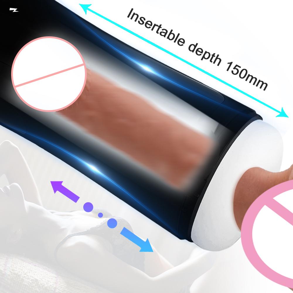 Автоматический мужской мастурбатор, вибрационная машина для сосания, вагина, электрическая чашка для мастурбации, секс-игрушки, товары для взрослых мужчин