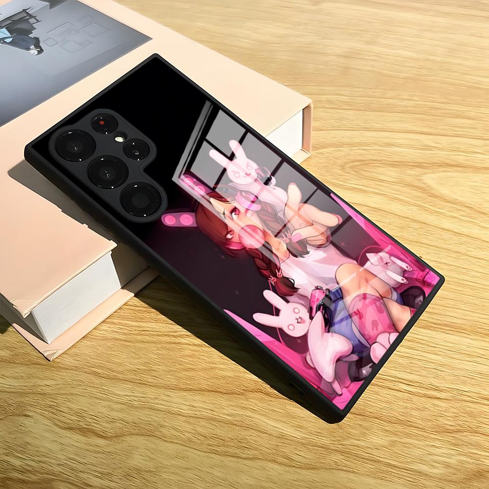 Чехол для телефона Overwatch Для S25 Ultra Samsung S26 S24 Fe S22 S20 S23 21 Plus A54 A34 A53 A16 Стеклянная крышка