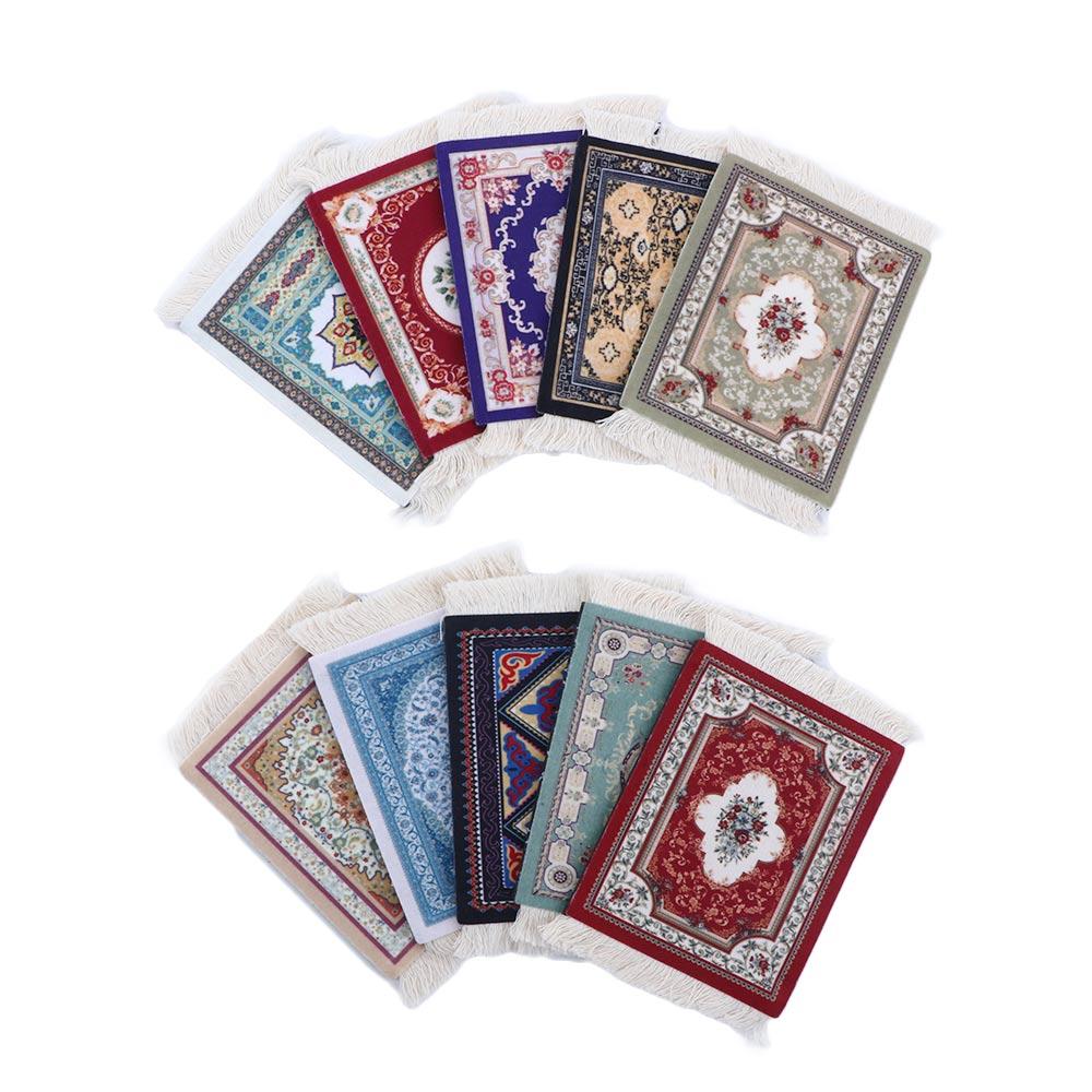 Retro Pattern Kitchen Accessories Persian Style Table Decor Coaster Cup Pads Table Mat Placemat