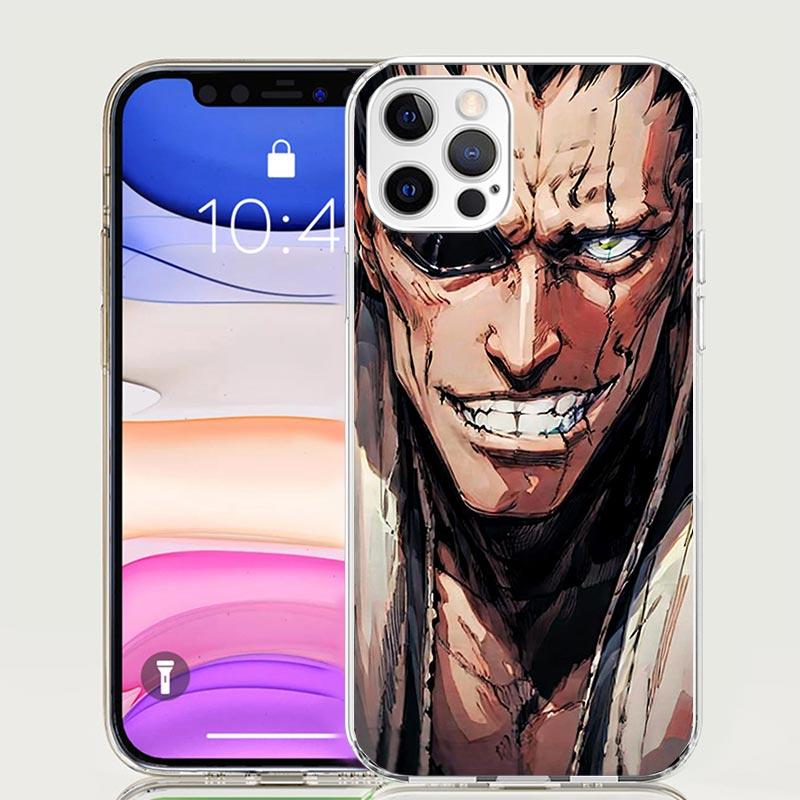 Чехол для телефона Bleach с изображением Зараки Кенпачи для iPhone 17 Air 16 15 Plus 11 14 Pro Max 13 Mini 12 7 8 + SE Узор Арт Индивидуальный чехол 17