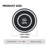 nlvg6 2pcs Silicone Car Cup Holder Coaster Non-Slip Anti Dust Cup Mat For Opel Insignia Corsa Zafira Mokka Grandland Antara Ampera