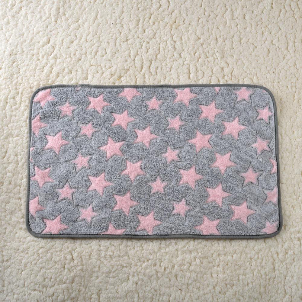 Soft Fluffy Pet Blanket Bone Print Bed Mat For Small Medium Dogs Cats Warm Cozy Kitten Mattress Chihuahua Pug Yorkshire Supplies