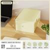 Desktop Cosmetic Organizer Box With Lid Stackable Plastic Storage Drawer Makeup Skincare Lipstick Office Bedroom