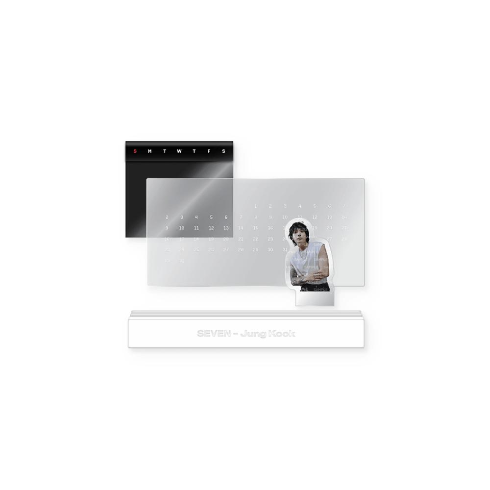 BTS Акриловый календарь-подставка Jungkook SEVEN
