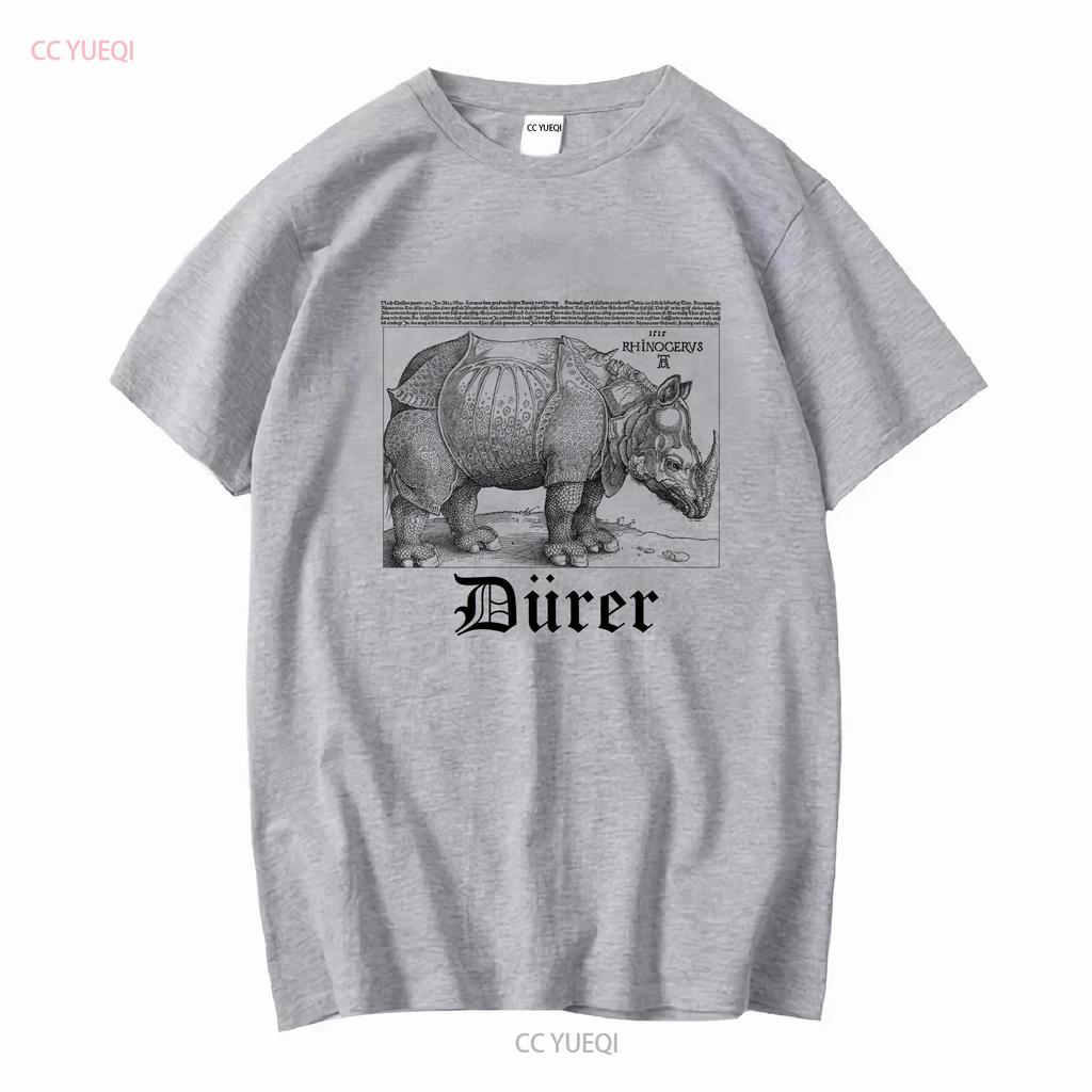 Albrecht Dürer Durer Rhino Classic T Shirt vintage Washed Soft streetwear fashion designer clothes graphic Breathable Slightly