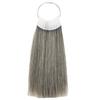 BUMMSEVEN Natural Human Hair Bundle Color Natural Gray Unbleached 30 Длина Hairdresser Color Hair Dyeing Color Chart 100% Test, Gray, 60% Hair,