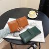 New Women's Wallet Solid Color Fashion Long Wallet Fashion Magnetic Buckle Change Purse