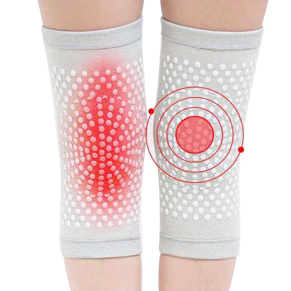 2PCS Self Heating Support Knee Pad Knee Brace Warm for Arthritis Joint Pain Relief Injury Recovery Belt Knee Massager Leg Warmer