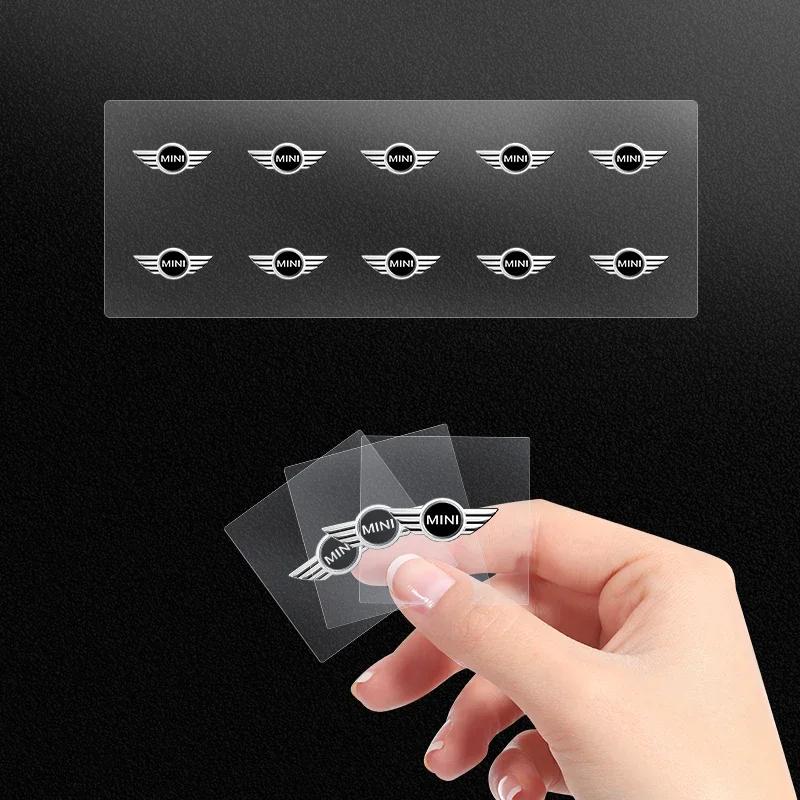 Car Stickers Car-Styling Logo Interior Decorative Accessories For MINI Cooper JCW WORKS R55 R56 F55 F56 R57 R58 R59 R60 R61 R50