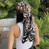 New Silk Scarf And Wrap For Designer Luxury Brand Kerchief Neck Head/Hair Scarves Bandana Handkerchief 90X90CM Headscarf