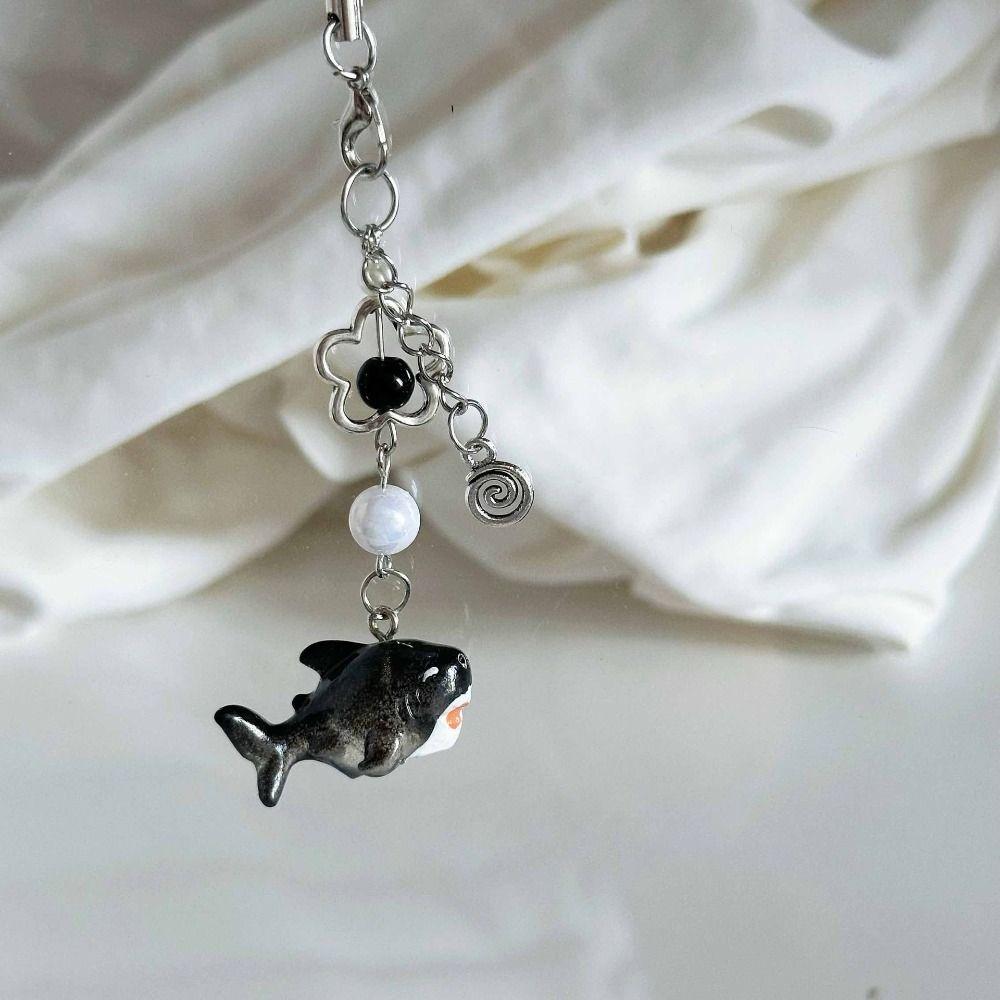 Marine Animal Shark Phone Charm Y2k Unique Phone Lanyard Mobile Phone Chain  Phone Accessories