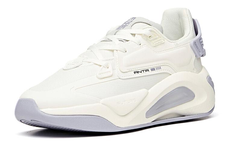 Women's Sneakers Anta Life Collection Abrasion Resistant Breathable Low top Skateboard Shoes Women's White