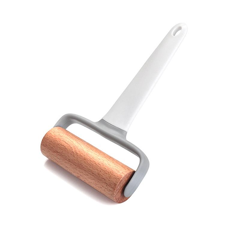 Turning Smooth Baking Tool Cookie Cake Net Dough Roller Cutter Pizza Dough Roller Cutter For Restaurant