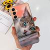 Чехол для Samsung Galaxy A05s SM-A057F Милый мультяшный чехол с кошкой Прозрачный силиконовый чехол для телефона для Samsung A05s A 05s Мягкий бампер