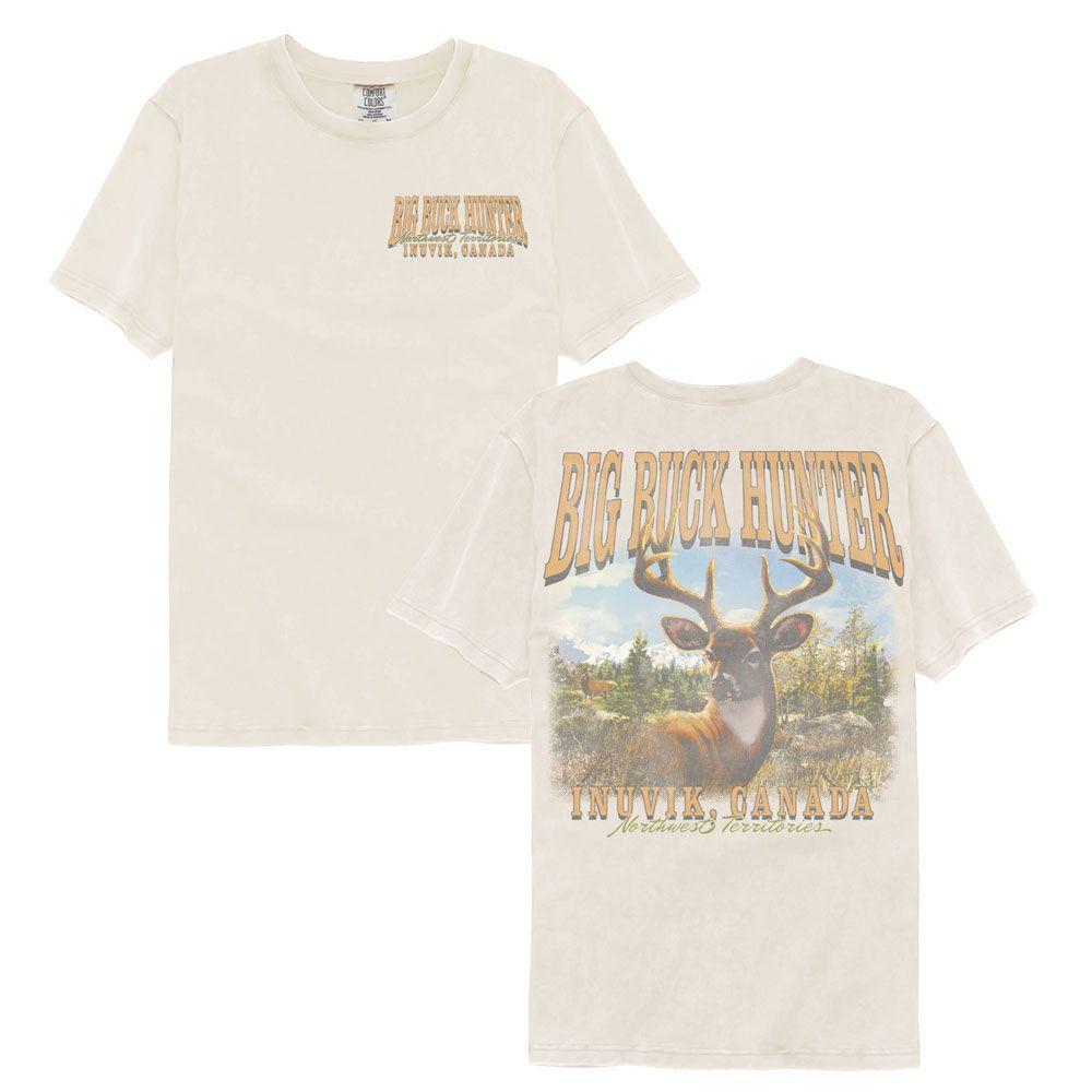 Big Buck Hunter Inuvik Canada Ivory Comfort Colors Gaming Shirt