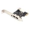 Комплекты плат захвата видео DV PCI-E 1X на 16X 1394 для настольного компьютера, карта PCI-E 1X 1394 с переходником Firewire 6-контактный на 4-контактный