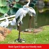 Simulated Heron Ornament for Outdoor Garden and Courtyard Landscaping Decoration - Egret Resin Craft
