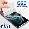 Samsung Galaxy S23 Plus Ultra uchun Shisha emas Yumshoq Gidrogel Plyonka Chizilishga qarshi HD Ekran Himoyachisi S23Ultra S23+ S23Plus 2023 uchun