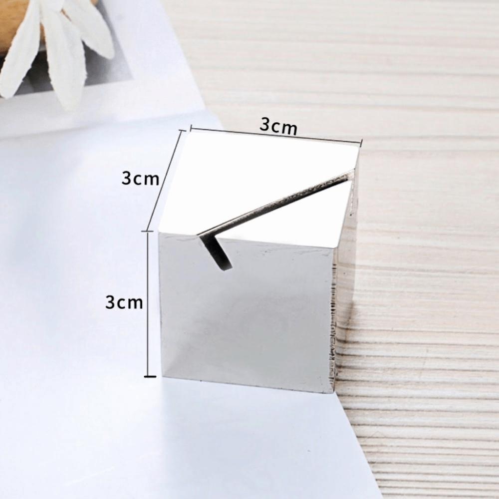 Geometric Shape Table Place Card Holder Solid Table Number Display Stand Menu Sign Holder Hotel