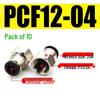 Pneumatic Copper Thread Quick Connector 6-01/8-02 for Gas Tubes