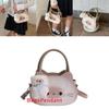 Cartoon Small Cat Pu Crossbody Bag For Girls Daily Use And School Commuting