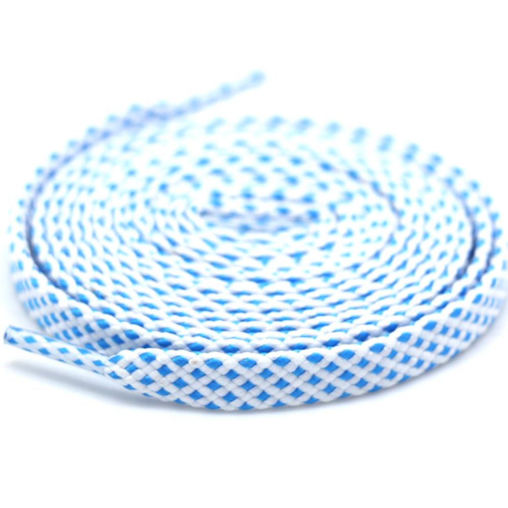 1 пара плоских шнурков, двухцветные повседневные кроссовки, кружевная обувь унисекс, веревочные аксессуары, модные аксессуары