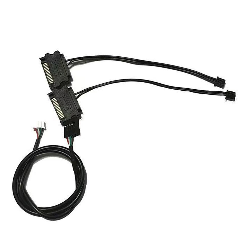 5V 3PIN ARGB Controller 8 Way Addressable ARGB Splitter Support SignalRGB OpenRGB SATA Power for Computer Case Fan Light Strip