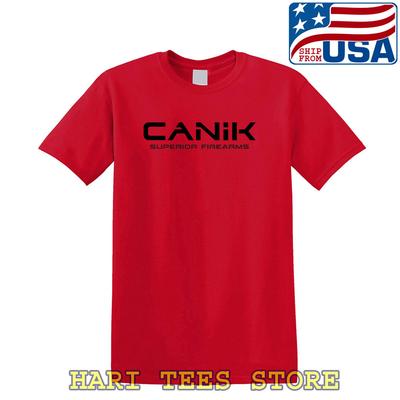 CANIK Superior Firearms Красная Унисекс Футболка Размеры от S до 5XL