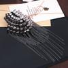 Long Chain Tassel Epaulette Classical Clothing Accessories Vintage Shoulder Brooch  Evening Party
