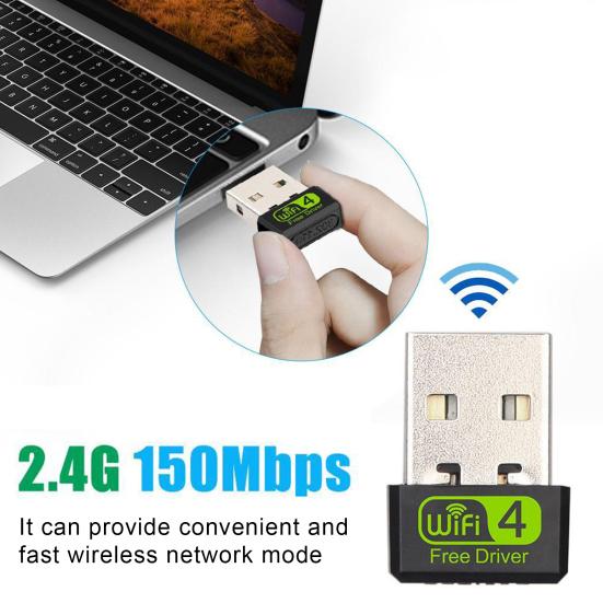 USB Wi-Fi Беспроводная сетевая карта Быстрое безопасное соединение 150 Мбит/с Высокая скорость Установка без CD Адаптер драйвера Сетевая карта