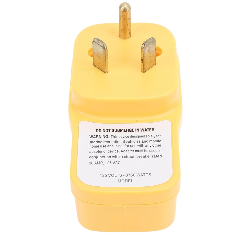 RV Surge Protector 30Amp Male to 30 Amp Female Adapter Circuit Analyzer with LED Indicator Light for Trailer AC125V