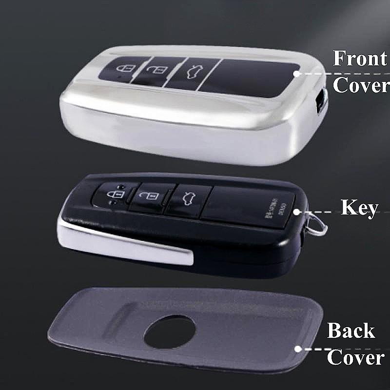 Fashion Colorful TPU Car Remote Key Case Cover Shell Fob For Toyota Corolla Prius Camry CHR C-HR RAV4 Altis Land Cruiser Prado Keyless
