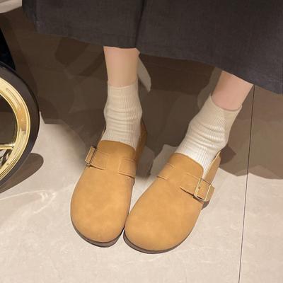 Мода 2024 года, лето, новые удобные и модные туфли на плоской подошве с круглой головкой, однотонные, матовые, кожаные, универсальные, женские, большие, на плоской подошве