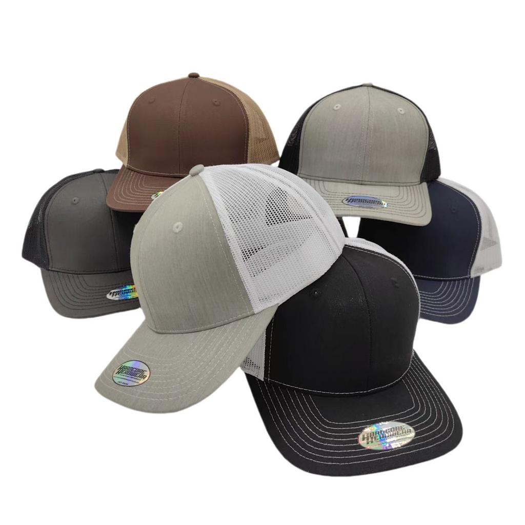 Fishing Embroidered Woven Patch Logo 6 Panel Dad Hat Mesh Snapback Gorras Richardson 112 Trucker Hat Custom Caps