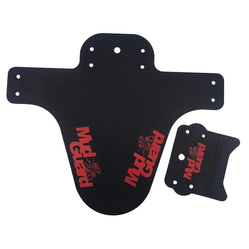 Universal Mountain Bike Fast Release Mudguard Replacement Removable Wheel Mud Guards Replaceable Protectors Red