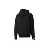 Puma Однотонная повседневная толстовка с капюшоном с логотипом, мужская, черная 533204-01