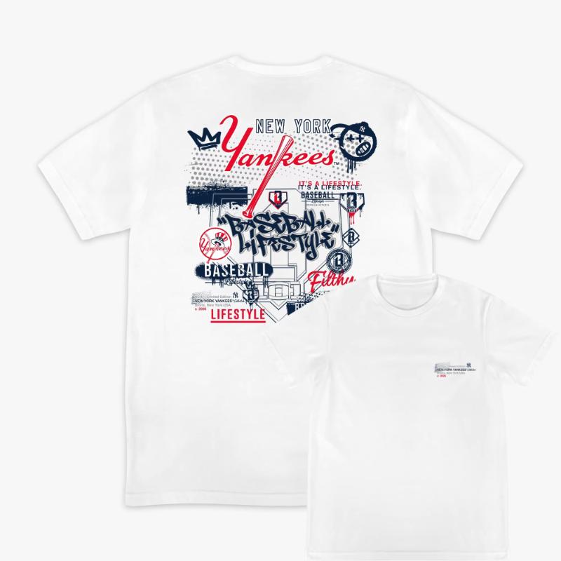 Baseball Lifestyle Graphic T Shirt Summer Short Sleeve Cotton Tee Casual Daily Wear Breathable Clothing Gift for Baseball Fans