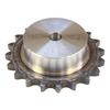 Hardened chain sprocket with flange, hub 12B-1 (R1 3/4) Z-20 outer diameter - 130 MORGA
