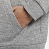 Nike Толстовка мужская флисовая с капюшоном Therma-Fit Solid Crew Neck Pocket серая FB8506-063