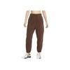 Nike Женские спортивные вязаные брюки As W Nk One Tf Pant Polar Gcel с логотипом, теплые, на кулиске, с манжетами, цвета хаки HQ4877259