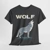 Nature Inspired Wolf Howling Tee - Unisex Graphic T-Shirt for Everyday Wear T-Shirt