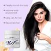 Purple Toning Hair Mask Neutralize Yellow Keratin Deep Conditioner for Blonde Silver Highlighted Hair Color Correcting Treatment