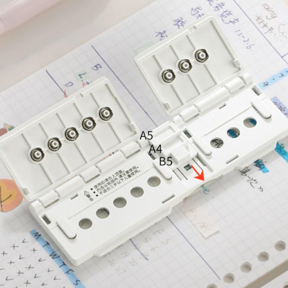 Manual Binding 8-hole Paper Punch DIY Scrafts DIY Hole Punch Simple Loose-leaf Punch Student