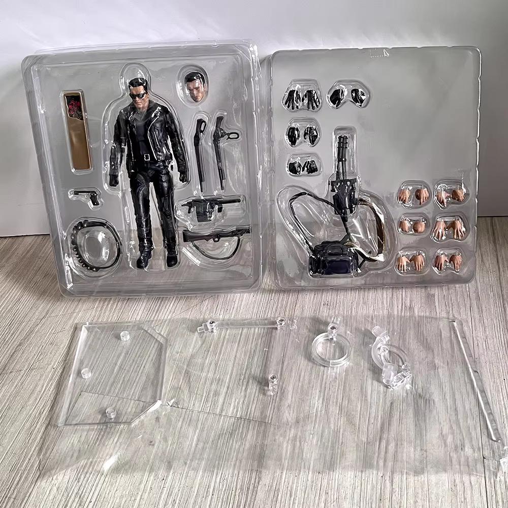 Фигурка Mafex Терминатор 2 Судный день Mafex №199 Т-800 Арнольд Коллекционная фигурка Т2 Экшн Подарок на День Рождения Рождество Игрушки