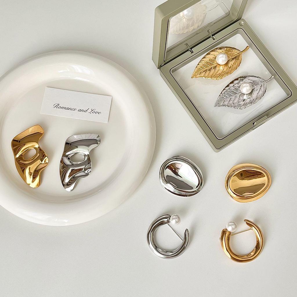 Роскошная коллекция брошей из нержавеющей стали: Элегантный, прочный, не выцветает