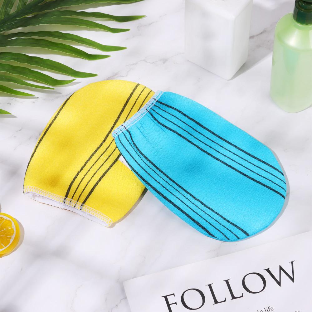 Smooth Skin Cleaner Viscose Fiber Body Rub Shower Scrubber Bath Glove Exfoliating Towel
