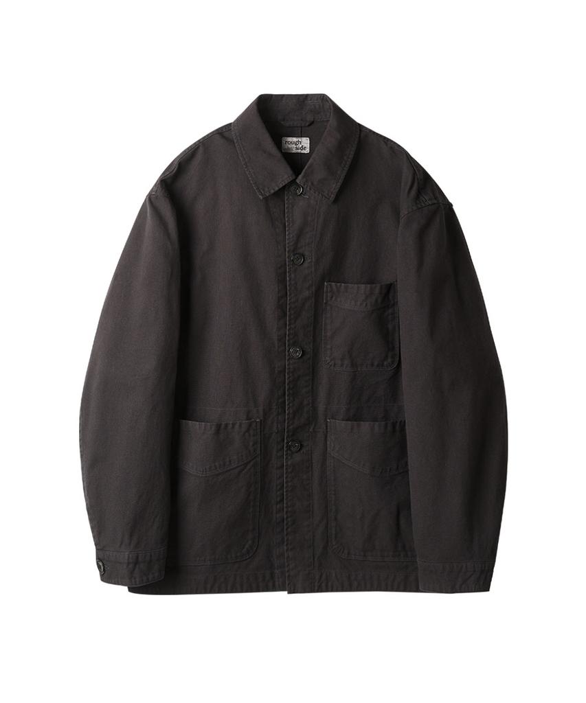 Roughside Dyed Workers Black
