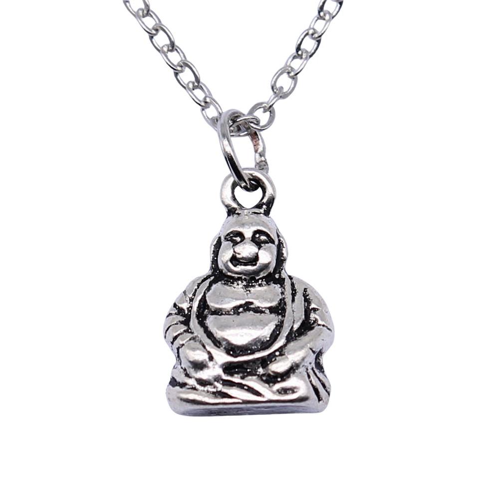 Knot Pendant Necklace Talisman Amulet Celtic Occult Protection Jewelry 40cm Short Chain