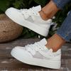 Fashion 2025 New Breathable White Sneakers Women Comfortable Thick Bottom Vulcanizd Shoes Woman Spring Summer Lace Up Causal Sneakers