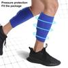 1 шт. Футбольная спортивная защита голени для женщин и мужчин, эластичный регулируемый компрессионный рукав для голени